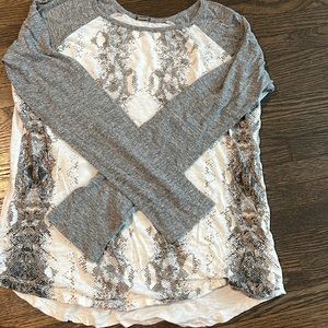 Monrow extra small snake pattern baseball jersey